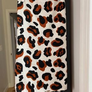 Talbots animal print skirt